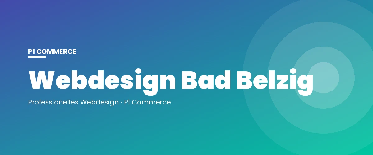 Webdesign Bad Belzig – P1 Commerce Webagentur
