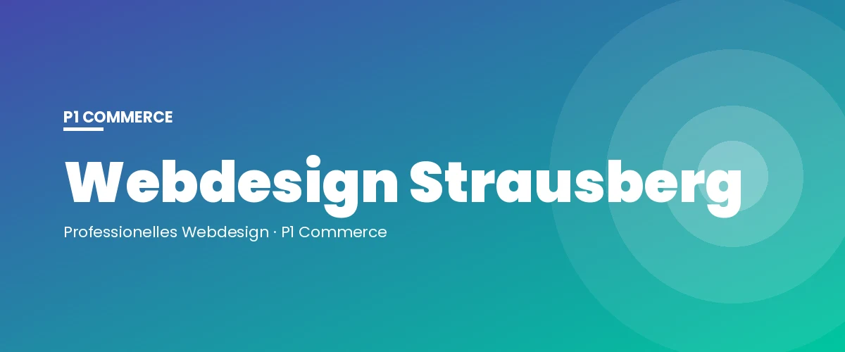 Webdesign Strausberg – P1 Commerce Webagentur
